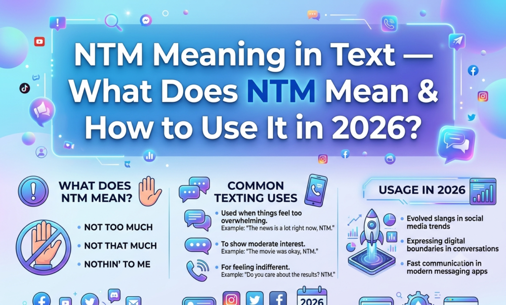 ntm meaning in text