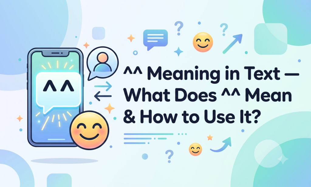 ^^ meaning in text