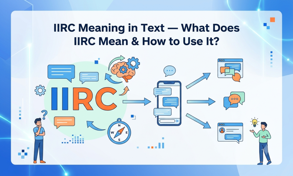 IIRC Meaning in Text — What Does IIRC Mean & How to Use It? iirc meaning in text