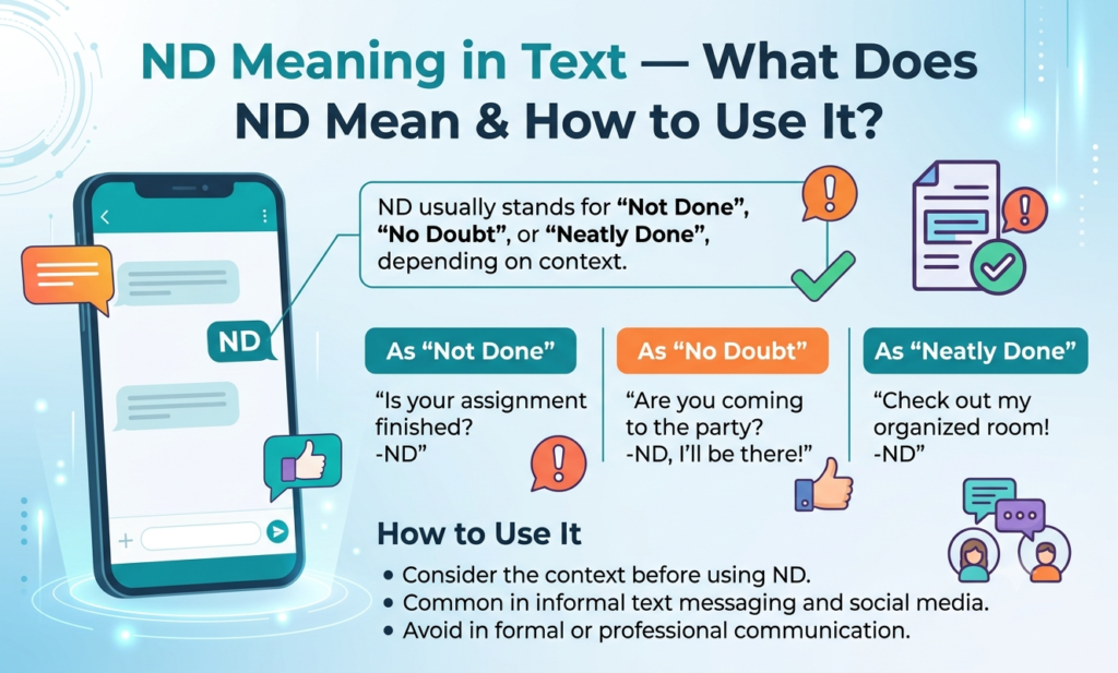 ND Meaning in Text — What Does ND Mean & How to Use It? nd meaning in text