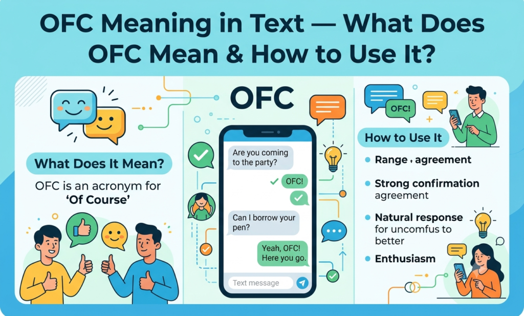 OFC Meaning in Text — What Does OFC Mean & How to Use It? ofc meaning in text