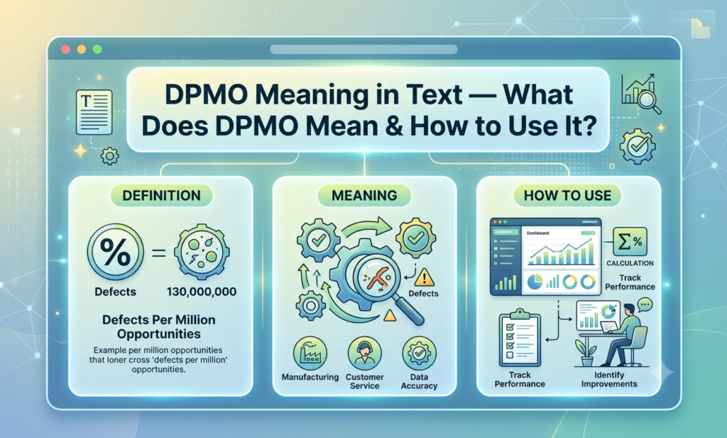 DPMO Meaning in Text — What Does DPMO Mean & How to Use It? dpmo meaning in text