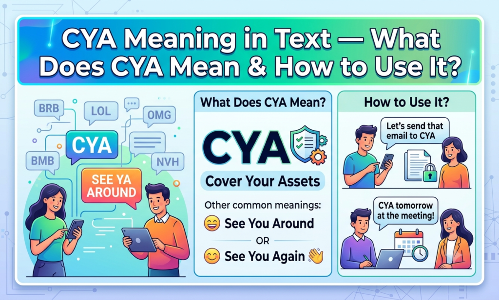 CYA Meaning in Text — What Does CYA Mean & How to Use It? cya meaning in text