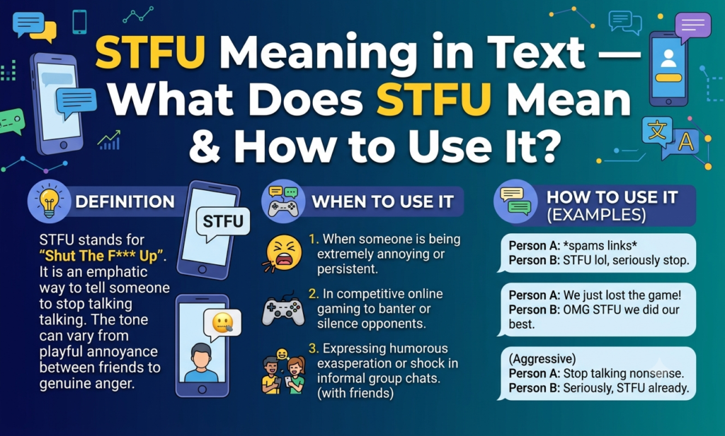stfu meaning in text