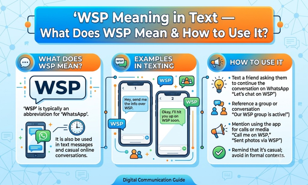wsp meaning in text