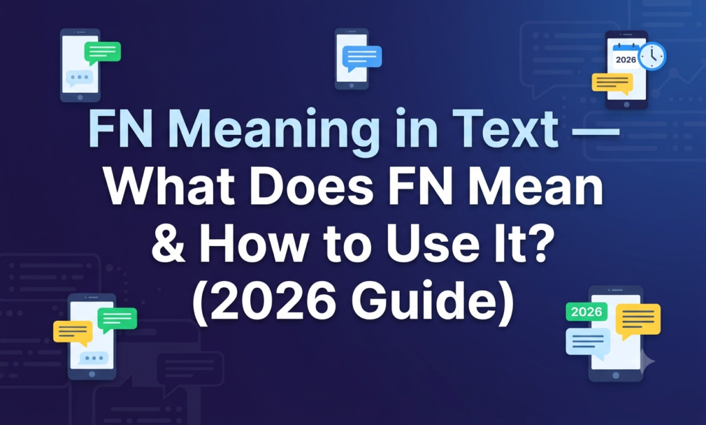FN Meaning in Text — What Does FN Mean & How to Use It? (2026 Guide) fn meaning in text