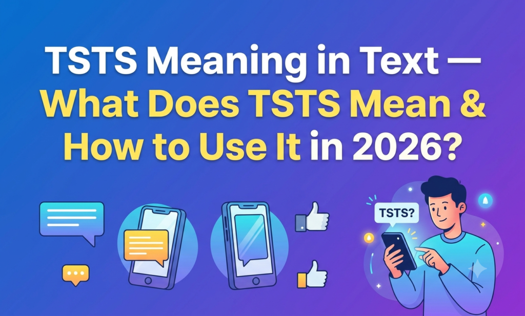 TSTS Meaning in Text — What Does TSTS Mean & How to Use It in 2026? tsts meaning in text