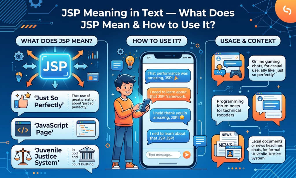 JSP Meaning in Text — What Does JSP Mean & How to Use It? jsp meaning in text