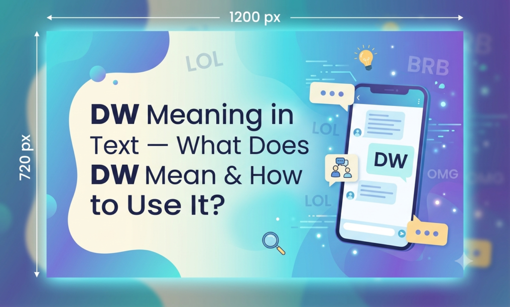 DW Meaning in Text — What Does DW Mean & How to Use It? dw meaning in text