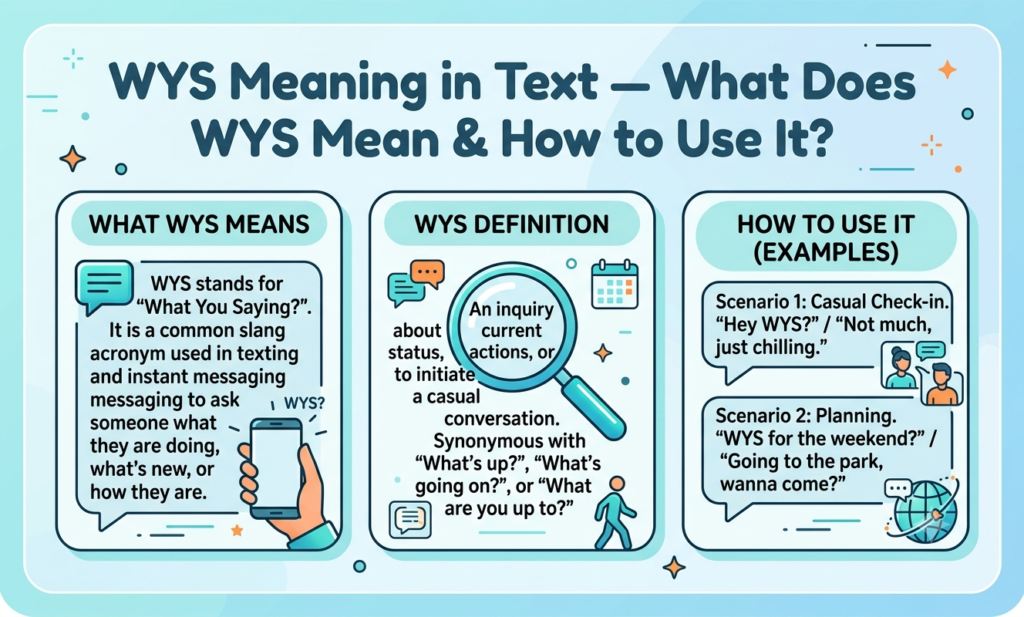 wys meaning in text