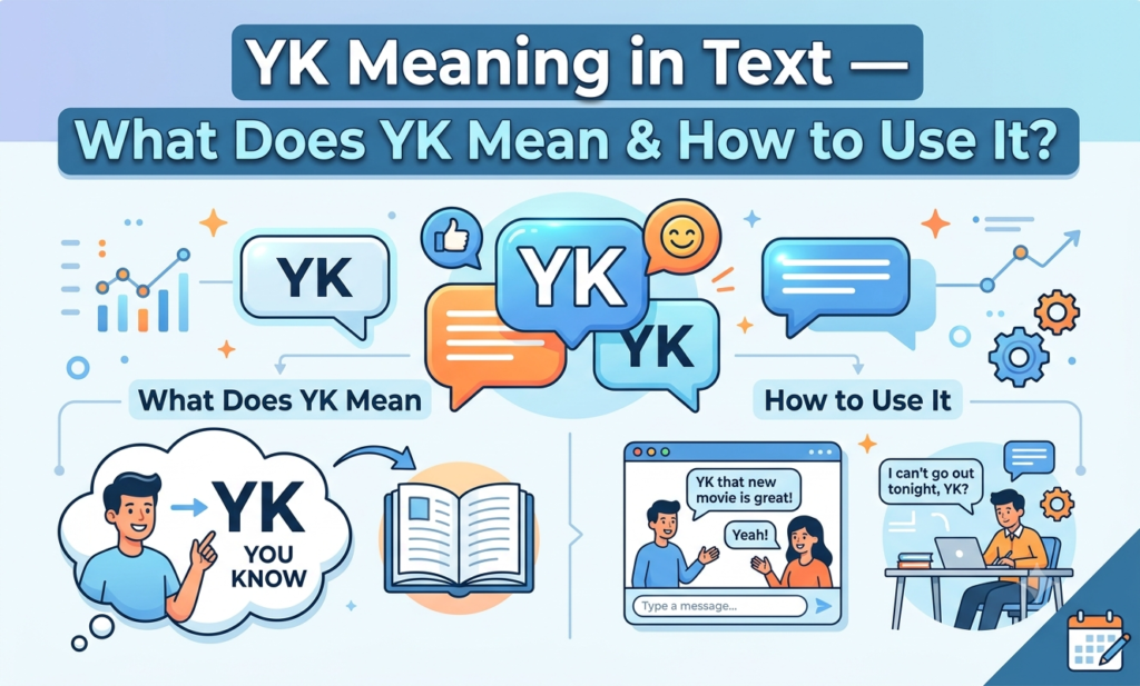 yk meaning in text