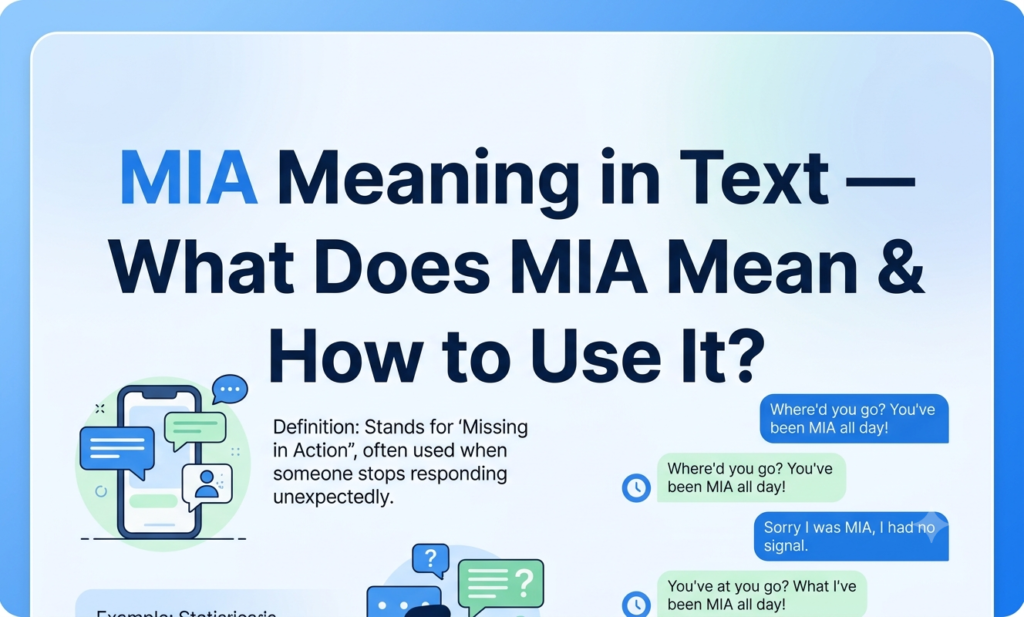 mia meaning in text