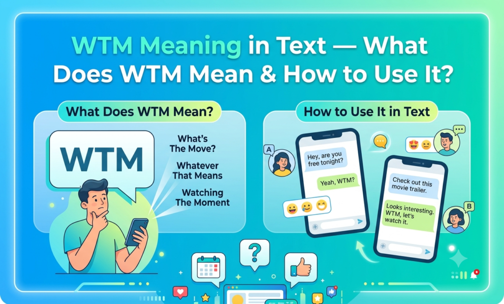 WTM Meaning in Text — What Does WTM Mean & How to Use It? wtm meaning in text