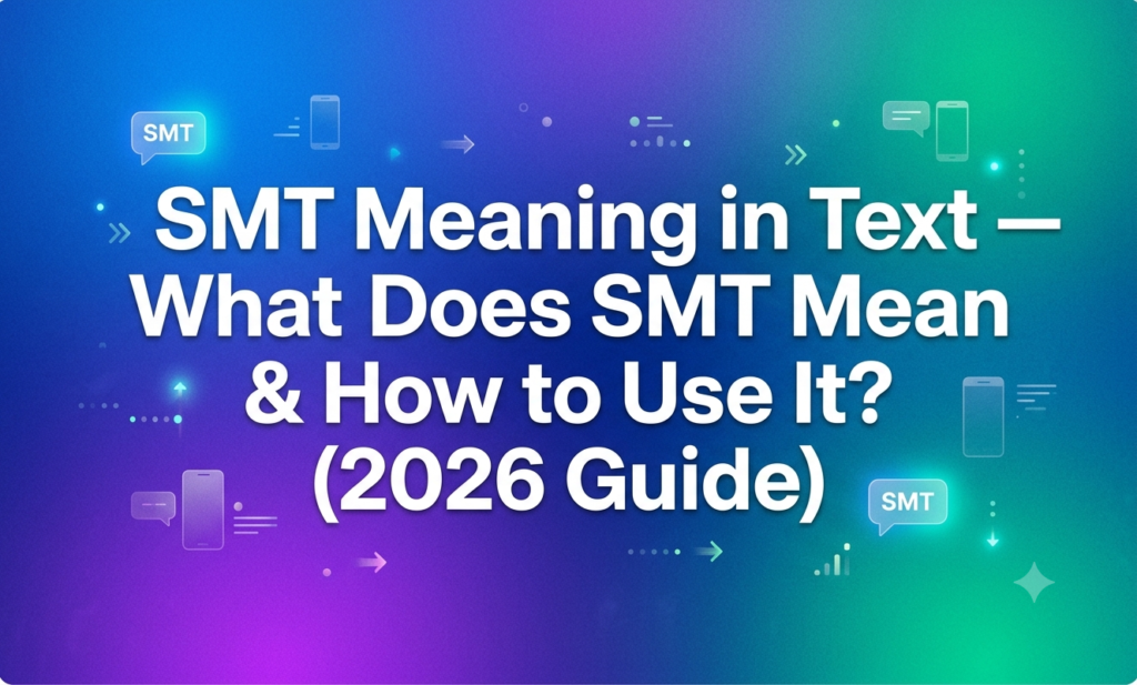 smt meaning in text