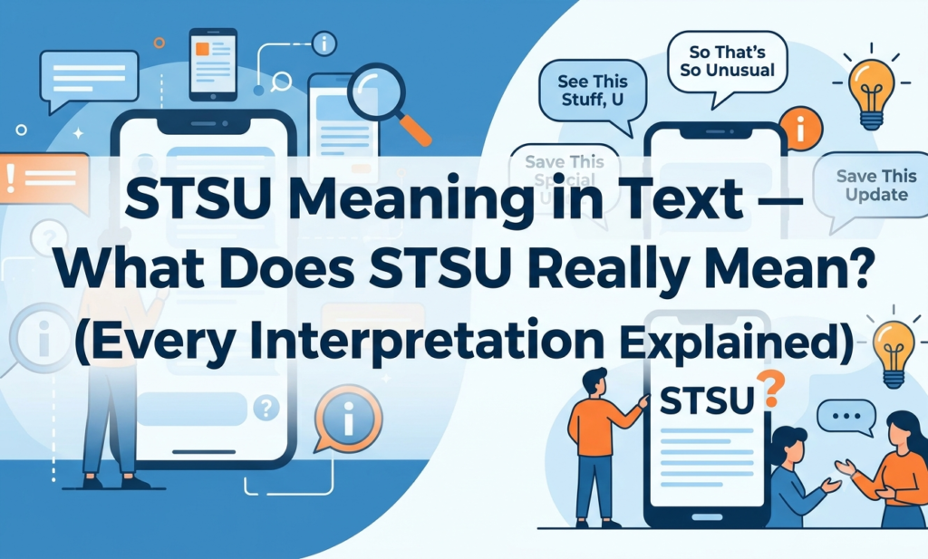 STSU Meaning in Text — What Does STSU Really Mean? (Every Interpretation Explained) stsu meaning in text