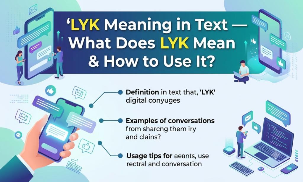 LYK Meaning in Text — What Does LYK Mean & How to Use It? lyk meaning in text