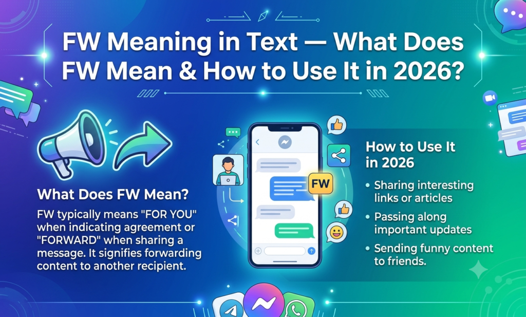 FW Meaning in Text — What Does FW Mean & How to Use It in 2026? fw meaning in text