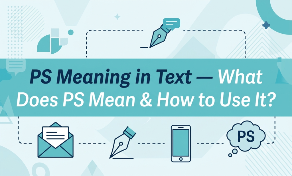 PS Meaning in Text — What Does PS Mean & How to Use It? ps meaning in text