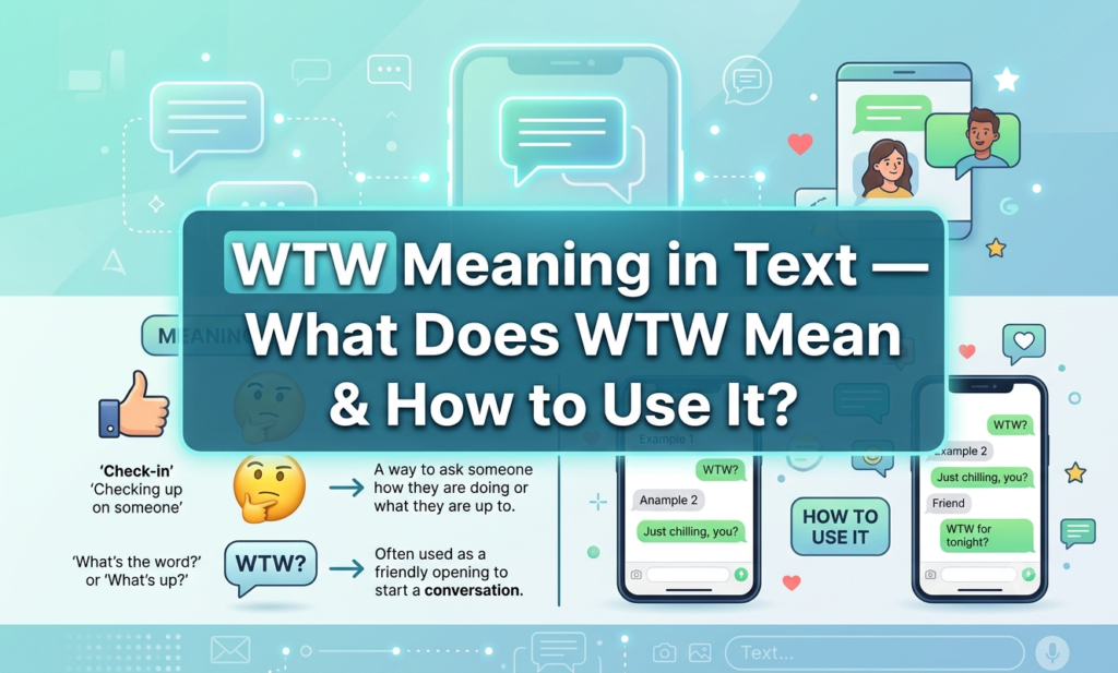 wtw meaning in text