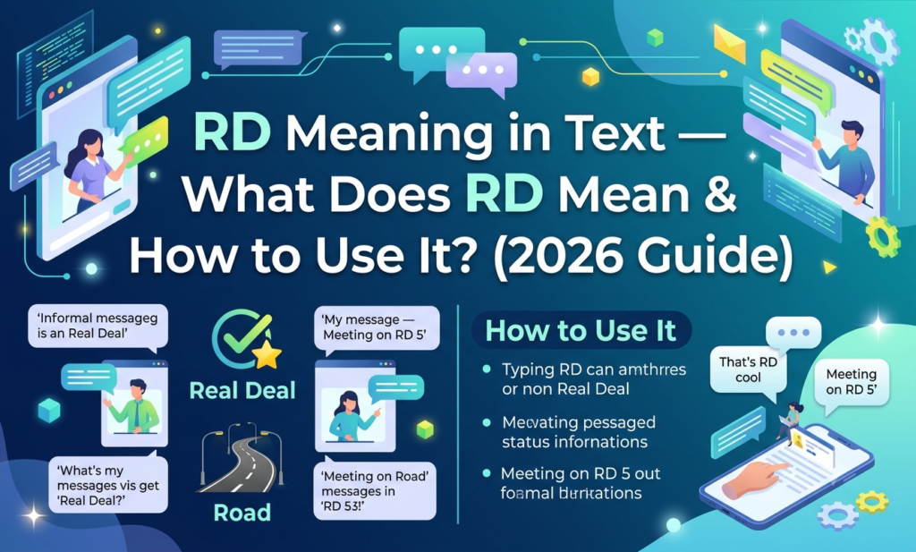 RD Meaning in Text — What Does RD Mean & How to Use It? (2026 Guide) rd meaning in text