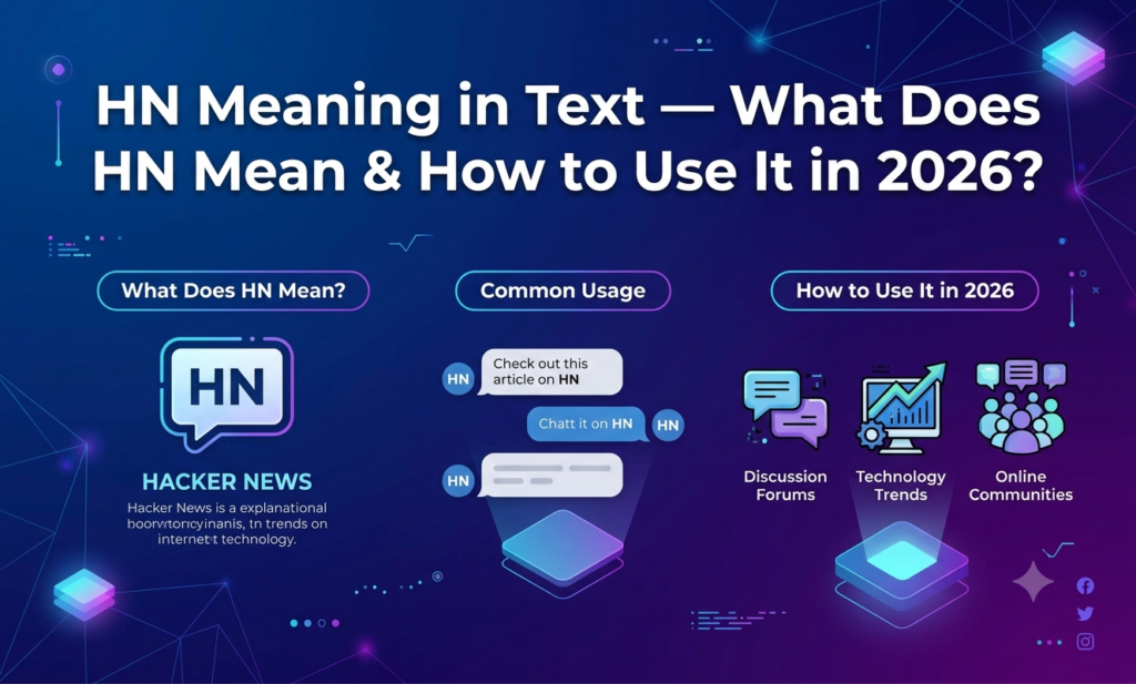 HN Meaning in Text — What Does HN Mean & How to Use It in 2026? hn meaning in text