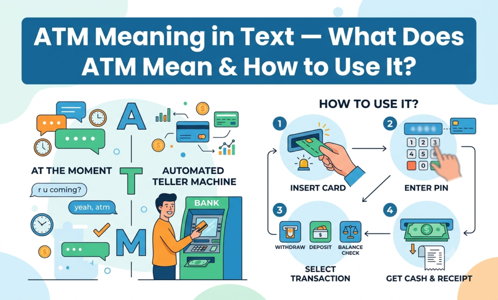 atm meaning in text