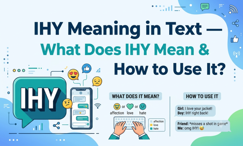 ihy meaning in text