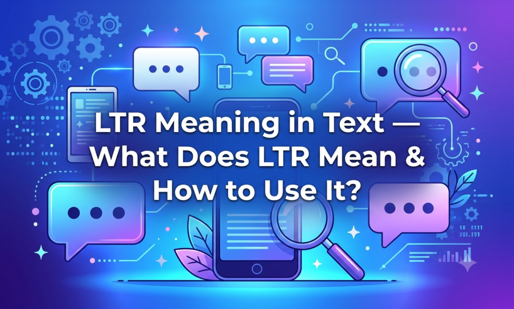 ltr meaning in text